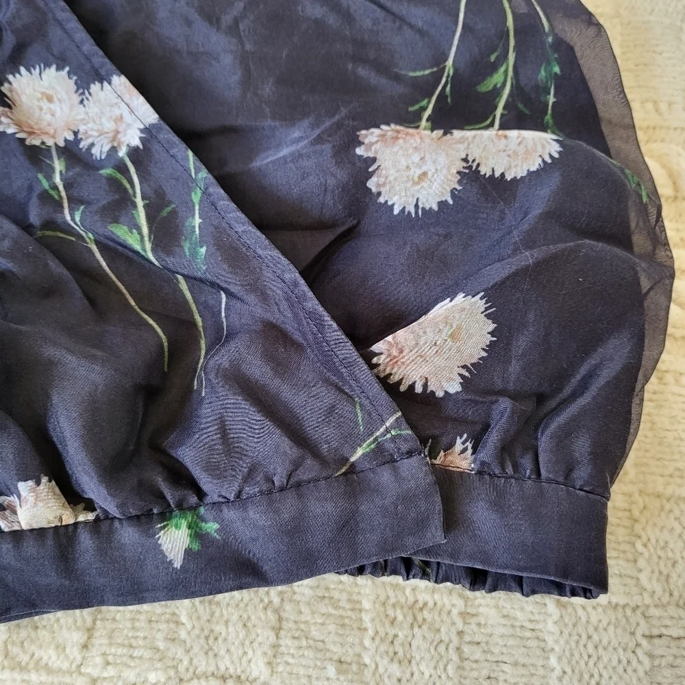 Madewell silk organza